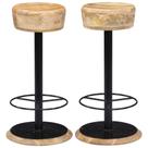 Bancos de bar vidaXL Counter Height Island Chairs, conjunto de 2