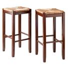 Bancos de bar Winsome Kaden Set Walnut 74 cm 2 peças