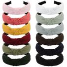 Banda de cabelo VELSCRUN VELSCRUN para mulheres, pacote com 12