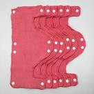 Banda de moletom para capacete NAEE, rosa grande, reutilizável, algodão felpudo, 6 unidades