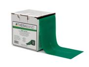 Banda de resistência THERABAND Heavy Green, sem látex, rolo de 25 m