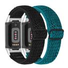 Banda elástica compatível com Fitbit Charge 5 - Black & Slate