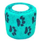 Bandagem 5cm x 2mt - Patinhas Turquesa