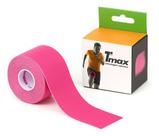 Bandagem Adesiva Tmax Rosa 5cm X 5m Profissional E Elástica