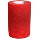 Bandagem autoadesiva flexível vermelho 4,5mx10cm - AGROZOOTEC