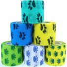 Bandagem Autoadesiva KEQCQE para Veterinária, Fita Cohesiva para Pets
