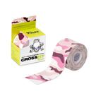 Bandagem Elástica Adesiva Tmax 5cm x 5m - Crosstape Rosa