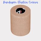 Bandagem Elástica Coesiva D3 7,5cm x 5mt Bege Atadura Autoadesiva Compressiva Ortopédica
