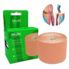 Bandagem elastica fita adesiva 5mx5cm bege - multilaser