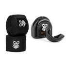 Bandagem Elástica, Protetor Bucal Profissional MuayThai Boxe Gorilla Cor Preto Bandagem Elástica, Protetor Bucal Profissional MuayThai Boxe Gorilla Cor Preto