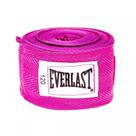Bandagem Everlast Classic Hand Wraps Rosa - 3 Metros Bandagem Everlast Classic Hand Wraps Rosa - 3 Metros