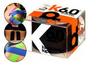 Bandagem Fita Kinesiológica Esportiva K6.0 Tape D3 50mm X 6m Preto