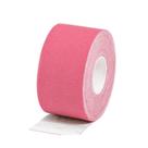 Bandagem Fita Muscular Adesiva Kinesiology Tape Cor Rosa
