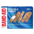 Bandagens adesivas, tecido flexível da marca Band-Aid 100 ct