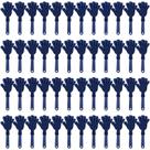 Bandalos de mão ZCYSRLQIN 100 unidades em azul marinho, 19 cm, barulhentos