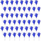 Bandalos de mão ZCYSRLQIN 19 cm, plástico, vermelho, branco, azul, 48 unidades