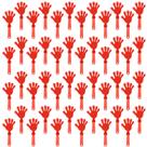 Bandalos de mão ZCYSRLQIN 48 peças em vermelho coral de 19 cm