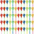 Bandalos de mão ZCYSRLQIN coloridos 60 peças de plástico de 19 cm Bandalos de mão ZCYSRLQIN coloridos 60 peças de plástico de 19 cm