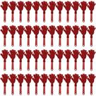 Bandalos de mão ZCYSRLQIN Maroon 19 cm Plastic Noisemakers