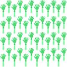 Bandalos de mão ZCYSRLQIN verde limão 19 cm, plástico, 100 unidades Bandalos de mão ZCYSRLQIN verde limão 19 cm, plástico, 100 unidades