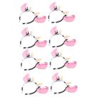 Bandana ABOOFAN Cow Ears Hairhoop Farm Animals Kids Pink