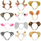 Bandana Animal Ears Jungle Safari, 12 unidades para festa