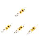 Bandana Beavorty Sunflower Girl Floral Zinc Alloy Silk