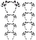 Bandana Beviliu Dalmatian Dog Ears, pacote com 8 unidades para festa de Halloween