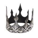 Bandana Crown JANOU Antique Silver King Royal Medieval Bandana Crown JANOU Antique Silver King Royal Medieval