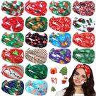 Bandana de Natal Giegxin para mulheres x20 Santa Snowman