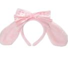 Bandana de pelúcia Chasing DreamsMRL Anime para mulheres rosa