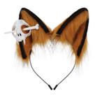 Bandana de pelúcia Fox Ear Skull Cosplay Festa de Halloween