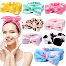 Bandana de Spa UMIKU para Mulheres - Pacote com 8 Bandanas de Lã Coral Multicoloridas