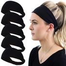 Bandana de treino Calbeing preta para mulheres Bandana de treino Calbeing preta para mulheres
