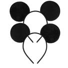 Bandana FANYITY Mouse Ears, faixa de cabeça de lantejoulas para meninas e mulheres