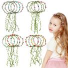Bandana Flower Crown MAQUITA, 16 unidades de cores variadas para mulheres