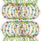 Bandana Flower Crown Wreath HONLYNE, cores variadas x16