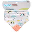 Bandana Infantil Com Mordedor Arco-Iris E Abelha 15283 - Buba Bandana Infantil Com Mordedor Arco-Iris E Abelha 15283 - Buba