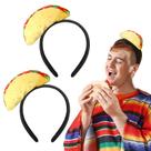 Bandana Knitgrip Taco Costume Accessory Funny, 2 peças