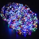 Bandana LED Flower Crown Janinka, 70 unidades para mulheres e meninas