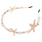 Bandana Minkissy Starfish Pearl Alloy para mulheres e meninas