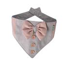 Bandana Modernpet Gravata Borboleta Creme para Cães