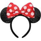 Bandana Mouse Ears ETLUK para mulheres e meninas (vermelha)