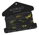 Bandana Nomad Maia preta e amarela