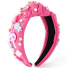 Bandana PANTIDE Candy Jeweled Knotted Halloween para mulheres Bandana PANTIDE Candy Jeweled Knotted Halloween para mulheres