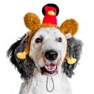 Bandana para cães Midlee Pilgrim Turkey no Dia de Ação de Graças