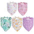 Bandana para cães PAWCHIE, lenço reversível, babadores triangulares, pacote com 5