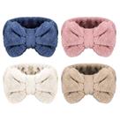 Bandana Senkary Bow Makeup Microfiber Spa, pacote com 4 unidades femininas