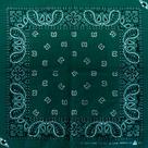 Bandana verde escuro