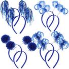 Bandanas Censen Halloween Pom Pom, 8 peças, azuis